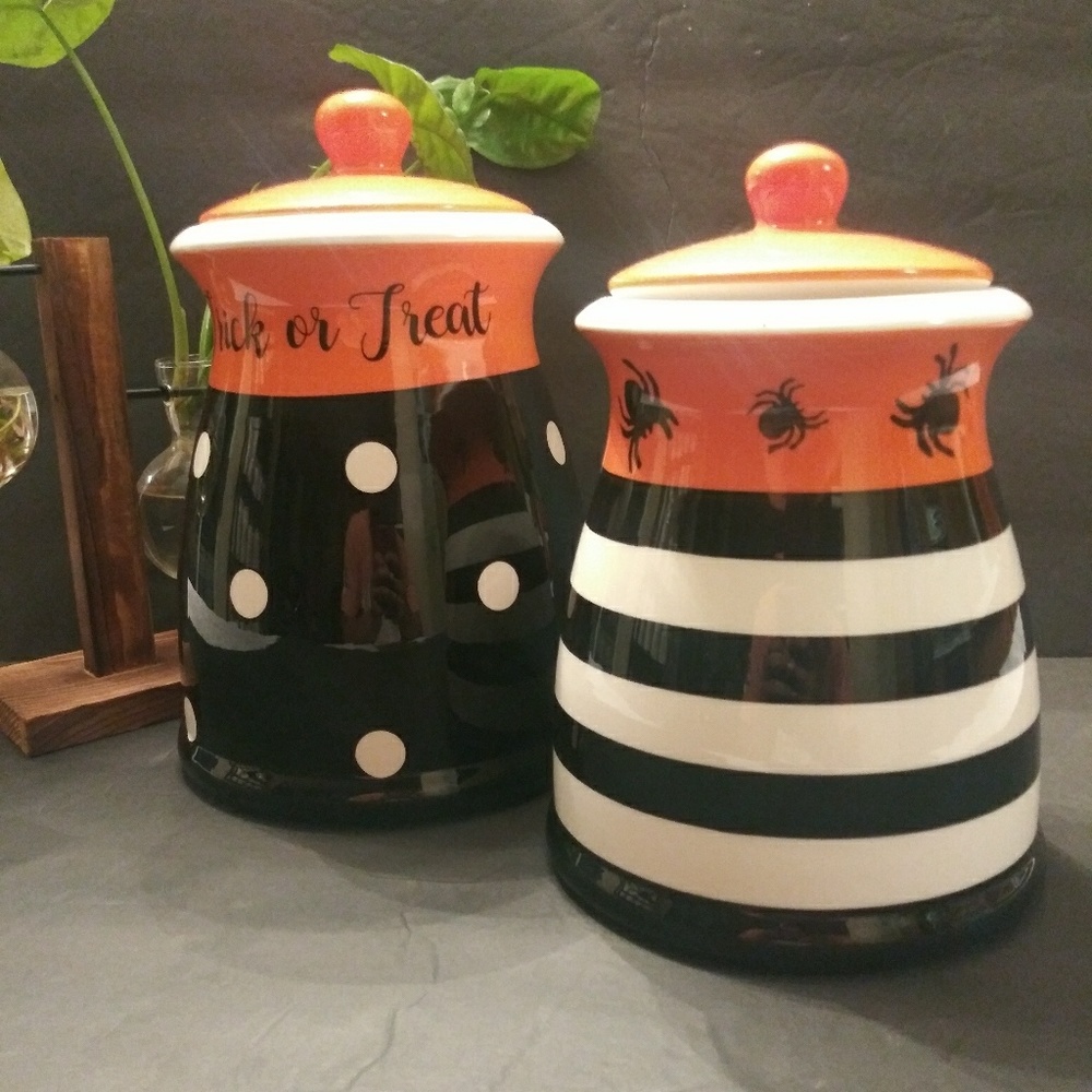 Halloween Ceramic Canisters